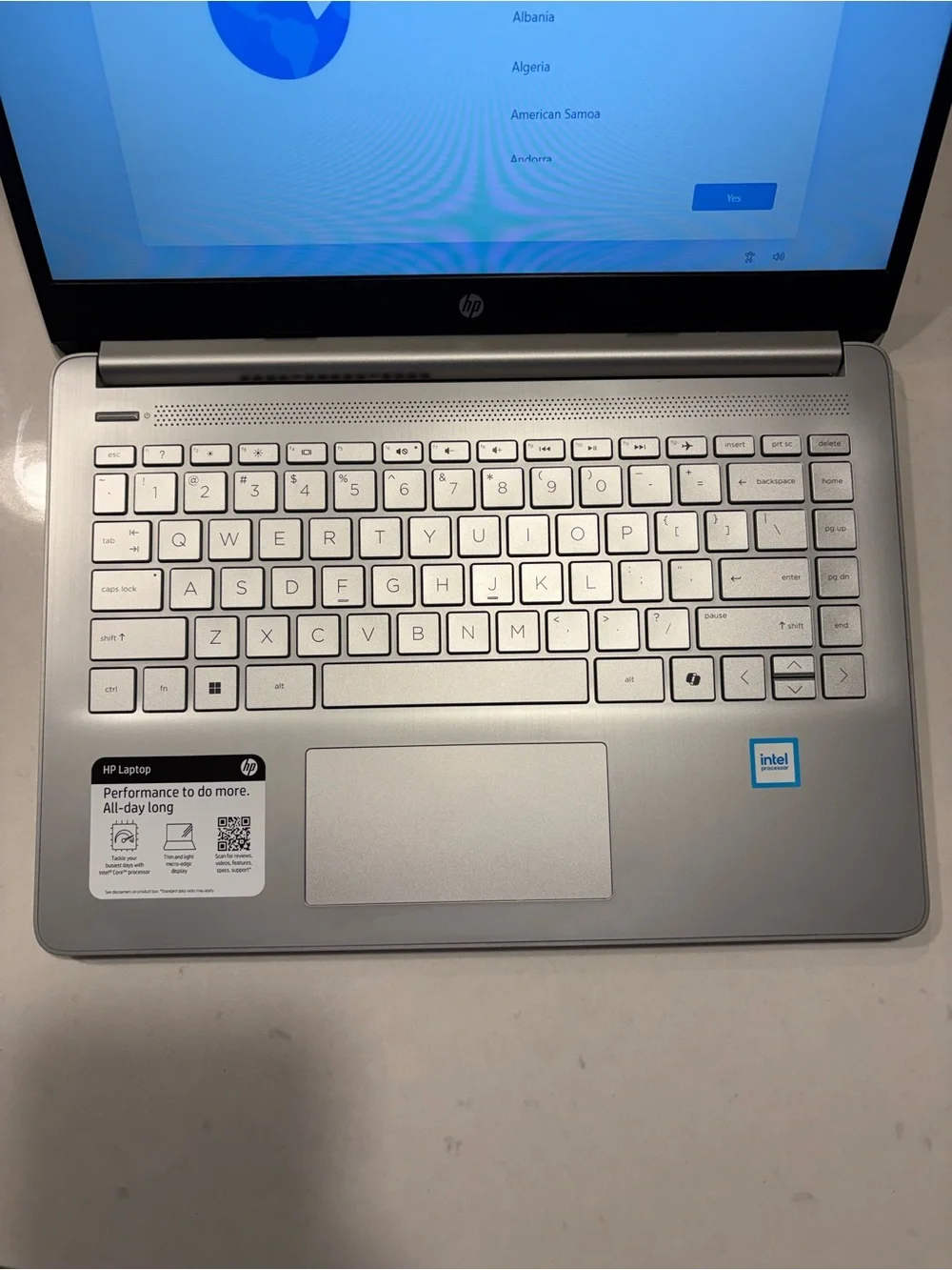 HP compact laptop